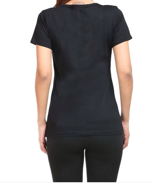 LivelyLight Women's Half Sleeve T-Shirt - Dog Momma