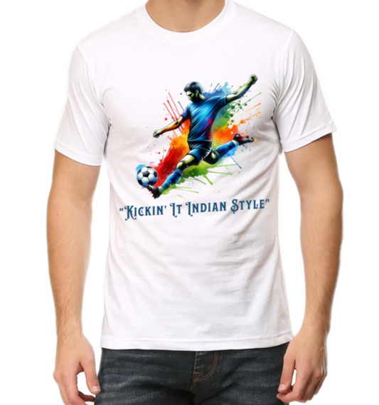 LivelyLight Men's Cotton Round Neck T-Shirt